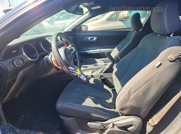 1FA6P8TH3K5116262 2019 FORD MUSTANG Black Vista interior delantera