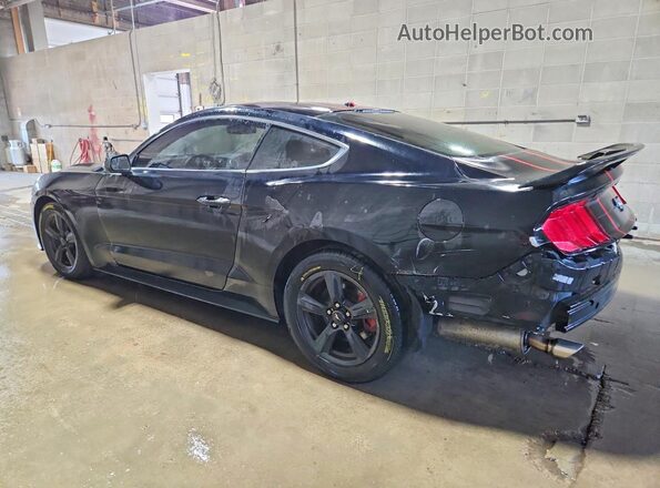 1FA6P8TH3K5116262 2019 FORD MUSTANG Black Trasero izquierdo