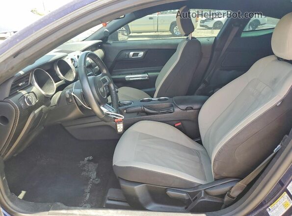 1FA6P8TH3L5183333 2020 FORD MUSTANG Blue წინა სალონის ხედი