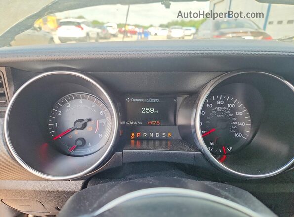 1FA6P8TH3M5110562 2021 FORD MUSTANG Gray Սարքավորումների վահանակի տեսք