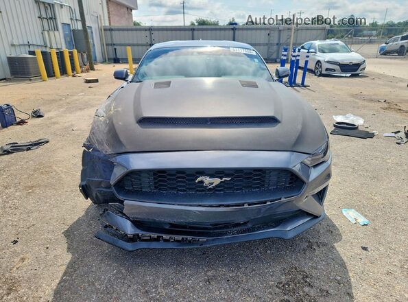 1FA6P8TH3M5110562 2021 FORD MUSTANG Gray Դիմացի տեսք