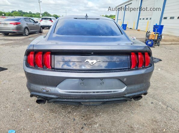 1FA6P8TH3M5110562 2021 FORD MUSTANG Gray Հետևի տեսք