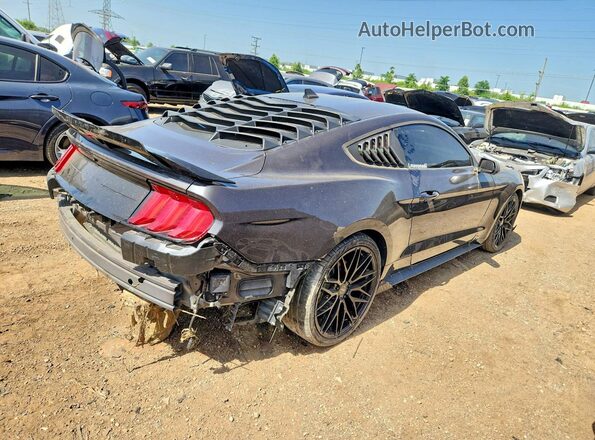 1FA6P8TH3N5134670 2022 FORD MUSTANG Black Trasero derecho