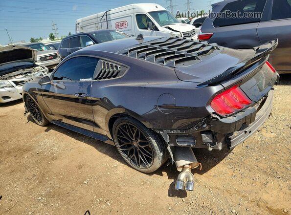 1FA6P8TH3N5134670 2022 FORD MUSTANG Black Trasero izquierdo