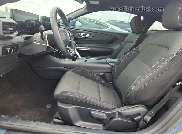 1FA6P8TH3R5111590 2024 FORD MUSTANG Blue Widok wnętrza z przodu