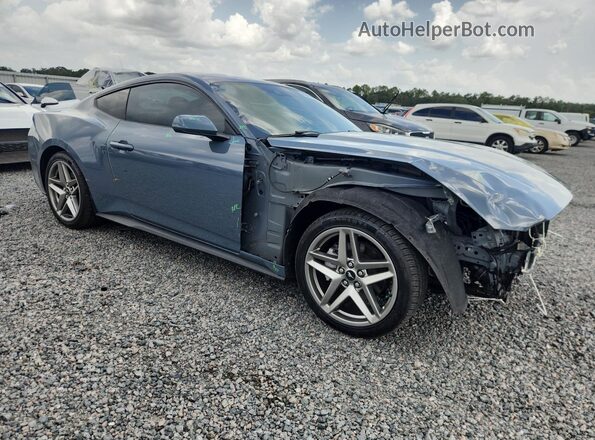 1FA6P8TH3R5111590 2024 FORD MUSTANG Blue Przód prawy