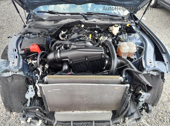 1FA6P8TH3R5111590 2024 FORD MUSTANG Blue Widok wnętrza z tyłu
