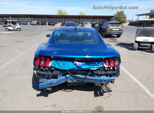 1FA6P8TH3R5136389 2024 FORD MUSTANG Blue Вид спереду