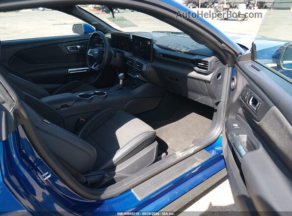 1FA6P8TH3R5136389 2024 FORD MUSTANG Blue Вид салону спереду
