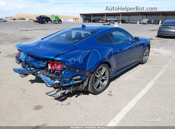 1FA6P8TH3R5136389 2024 FORD MUSTANG Blue Задня права чверть