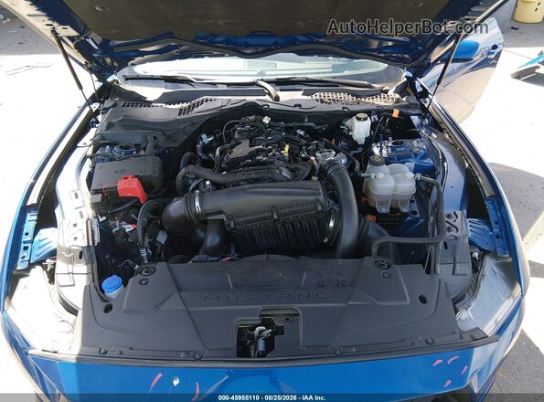 1FA6P8TH3R5136389 2024 FORD MUSTANG Blue Вид ззаду
