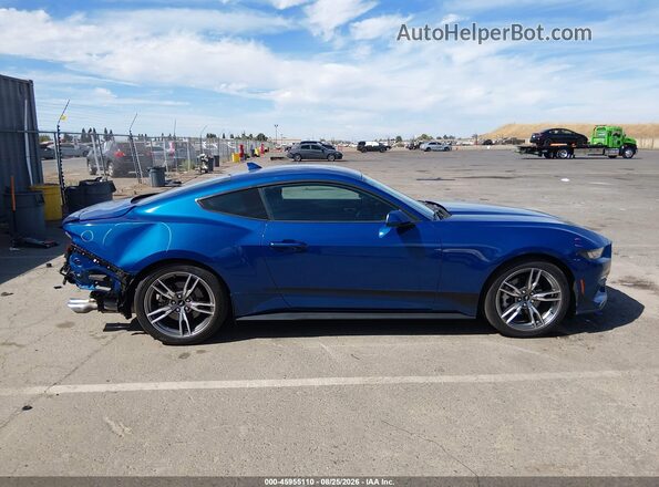 1FA6P8TH3R5136389 2024 FORD MUSTANG Blue Панорамний вид салону 360°