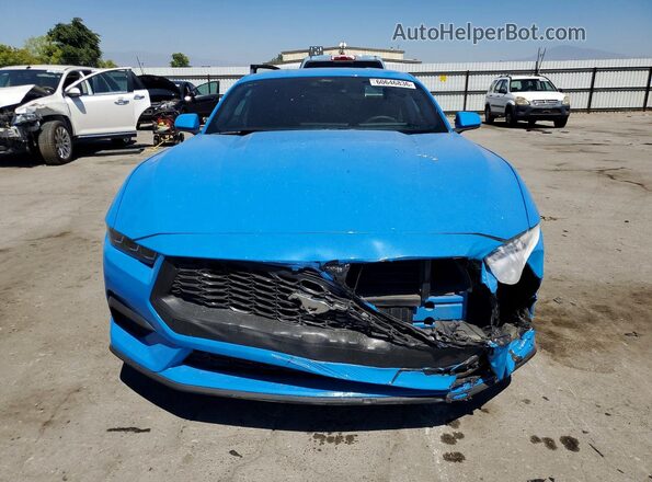 1FA6P8TH3R5136909 2024 FORD MUSTANG Blue Դիմացի տեսք