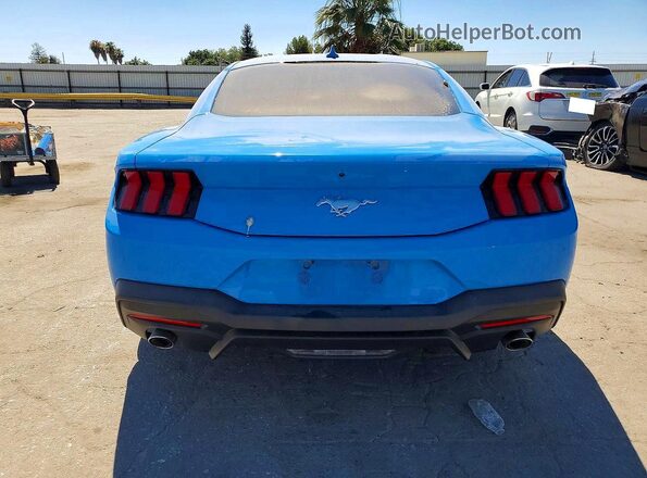 1FA6P8TH3R5136909 2024 FORD MUSTANG Blue Հետևի տեսք