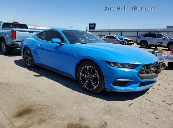 1FA6P8TH3R5136909 2024 FORD MUSTANG Blue Առջևի աջ