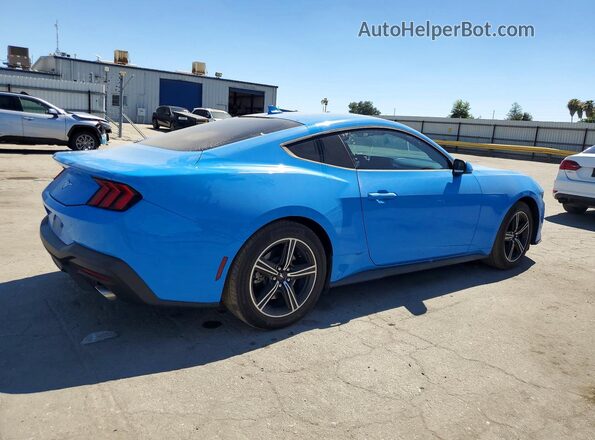 1FA6P8TH3R5136909 2024 FORD MUSTANG Blue Հետևի աջ
