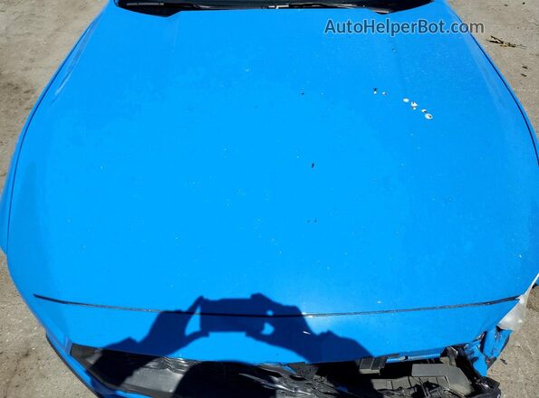 1FA6P8TH3R5136909 2024 FORD MUSTANG Blue Սալոնի հետևի տեսք