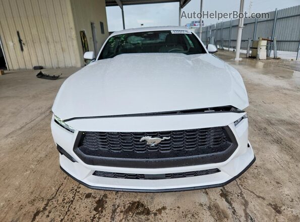 1FA6P8TH3S5101342 2025 FORD MUSTANG White Դիմացի տեսք