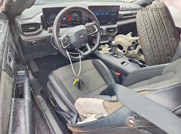 1FA6P8TH3S5115239 2025 FORD MUSTANG Blue Առջևի վահանակի տեսք