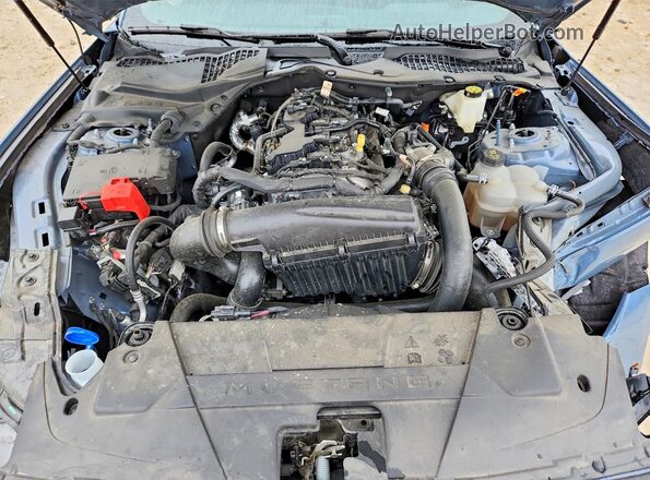 1FA6P8TH3S5115239 2025 FORD MUSTANG Blue Սալոնի հետևի տեսք