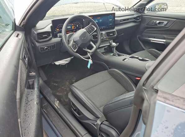 1FA6P8TH3S5131747 2025 FORD MUSTANG Charcoal Dashboard view