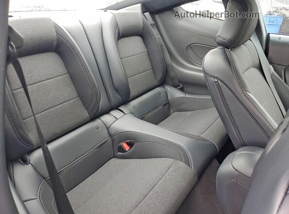 1FA6P8TH3S5131747 2025 FORD MUSTANG Charcoal Rear seats view