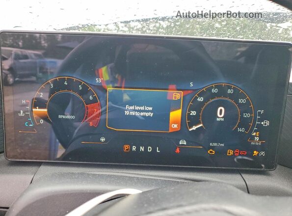 1FA6P8TH3S5131747 2025 FORD MUSTANG Charcoal Instrument cluster view