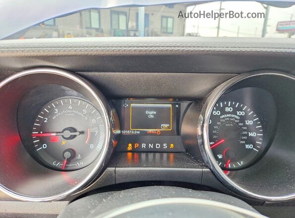 1FA6P8TH4G5226065 2016 FORD MUSTANG Blue Вид щитка приладів