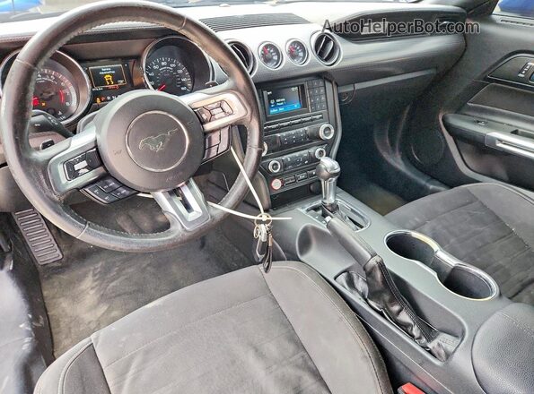 1FA6P8TH4G5226065 2016 FORD MUSTANG Blue Вид панелі приладів