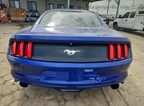 1FA6P8TH4G5226065 2016 FORD MUSTANG Blue Вид ззаду