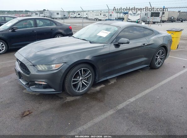 1FA6P8TH4G5227152 2016 FORD MUSTANG Gray Front left