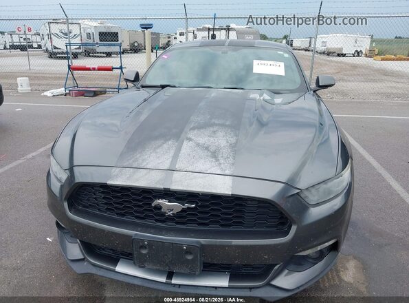 1FA6P8TH4G5227152 2016 FORD MUSTANG Gray Front view