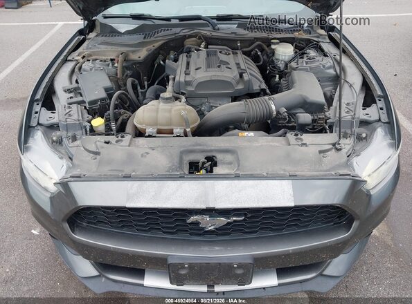 1FA6P8TH4G5227152 2016 FORD MUSTANG Gray Rear view