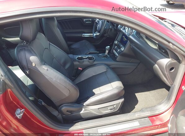 1FA6P8TH4G5261172 2016 FORD MUSTANG Red Vista interior delantera