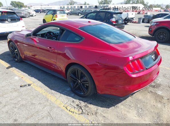 1FA6P8TH4G5261172 2016 FORD MUSTANG Red Trasero izquierdo
