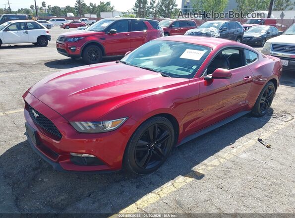 1FA6P8TH4G5261172 2016 FORD MUSTANG Red Vista tres cuartos delantera izquierda