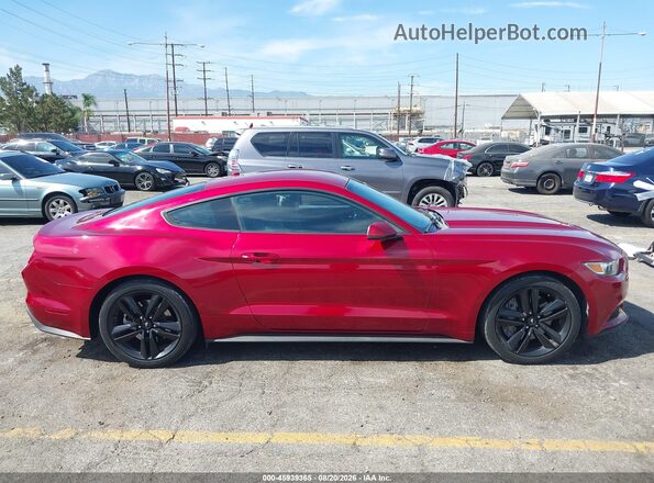 1FA6P8TH4G5261172 2016 FORD MUSTANG Red Vista interior trasera