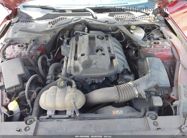 1FA6P8TH4G5261172 2016 FORD MUSTANG Red Vista trasera