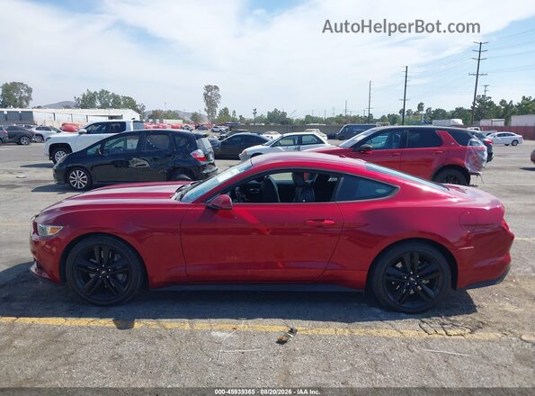 1FA6P8TH4G5261172 2016 FORD MUSTANG Red Vista interior de 360 grados