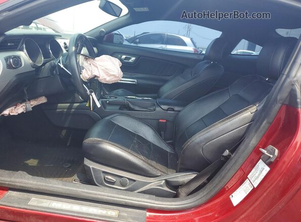 1FA6P8TH4G5275587 2016 FORD MUSTANG Red Front interior view