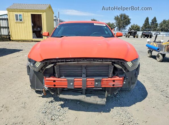 1FA6P8TH4G5310807 2016 FORD MUSTANG Orange Դիմացի տեսք