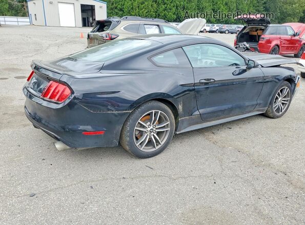1FA6P8TH4H5219487 2017 FORD MUSTANG Black Trasero derecho