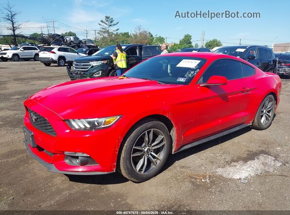 1FA6P8TH4H5246334 2017 FORD MUSTANG Red Przód lewy