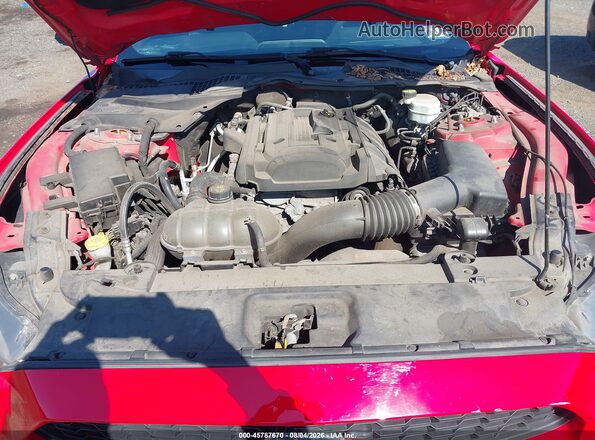 1FA6P8TH4H5246334 2017 FORD MUSTANG Red Widok z tyłu