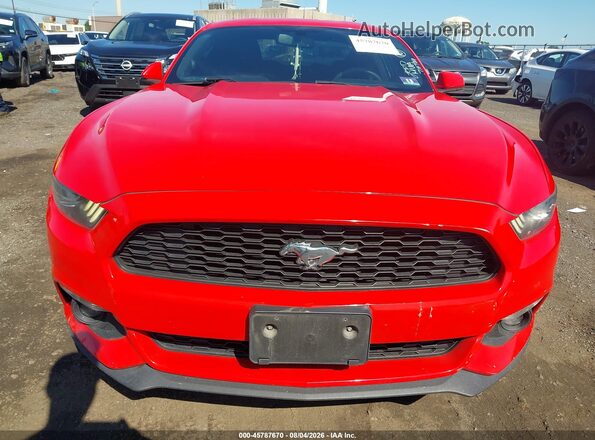 1FA6P8TH4H5246334 2017 FORD MUSTANG Red Widok zestawu wskaźników