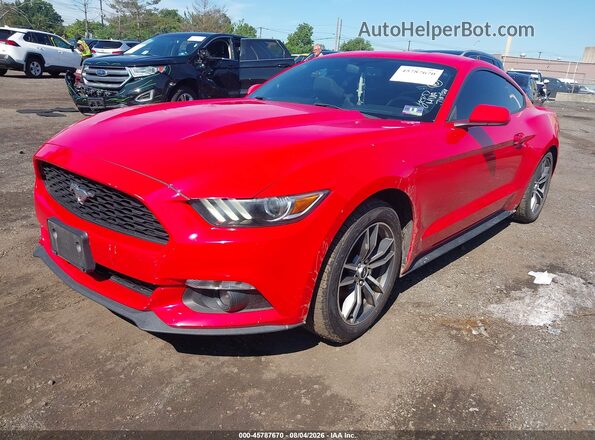 1FA6P8TH4H5246334 2017 FORD MUSTANG Red Widok z przodu