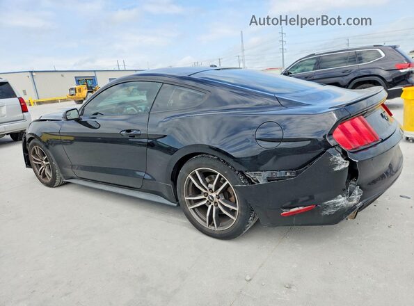 1FA6P8TH4H5278703 2017 FORD MUSTANG Black Задня ліва чверть