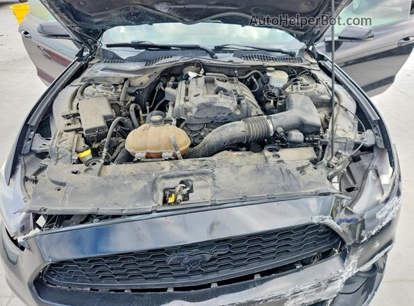 1FA6P8TH4H5278703 2017 FORD MUSTANG Black Вид задньої частини салону