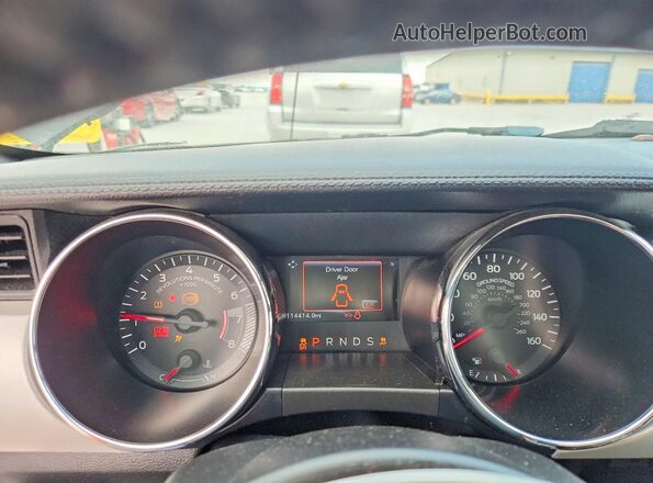 1FA6P8TH4H5278703 2017 FORD MUSTANG Black Вид щитка приладів