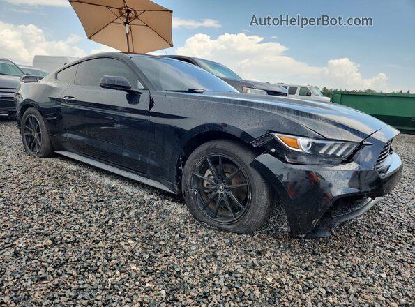 1FA6P8TH4H5310274 2017 FORD MUSTANG Черный Передняя правая четверть